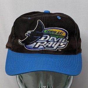 Vintage Tampa Bay Devil Rays snapback ballcap hat